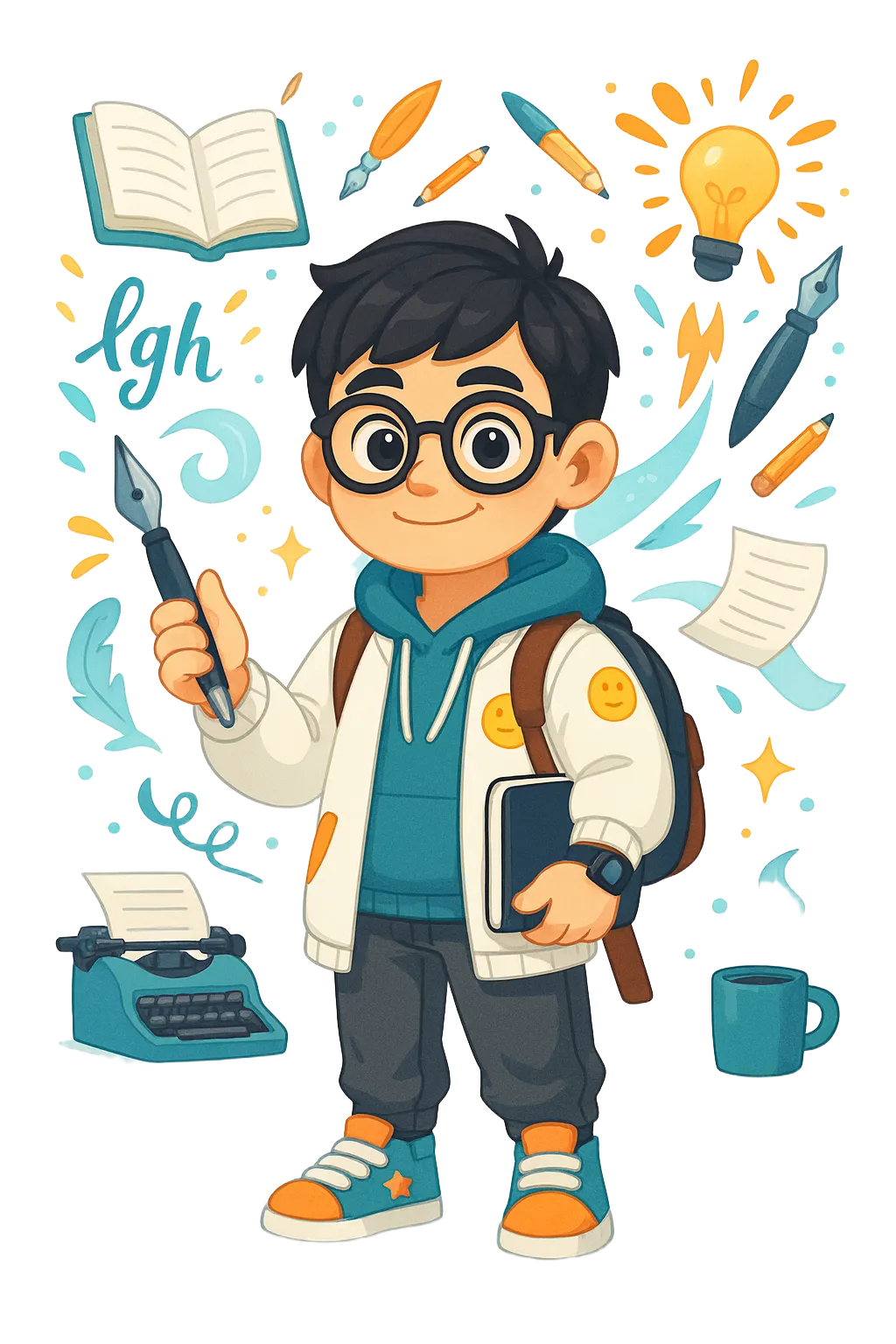Blog posts illustration
